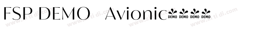 FSP DEMO   Avionic字体转换